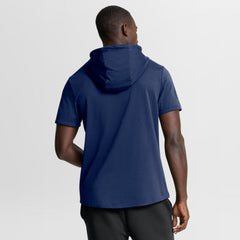 Toronto Maple Leafs - Fanatics Authentic Pro Road Short Sleeve Hoodie Navy