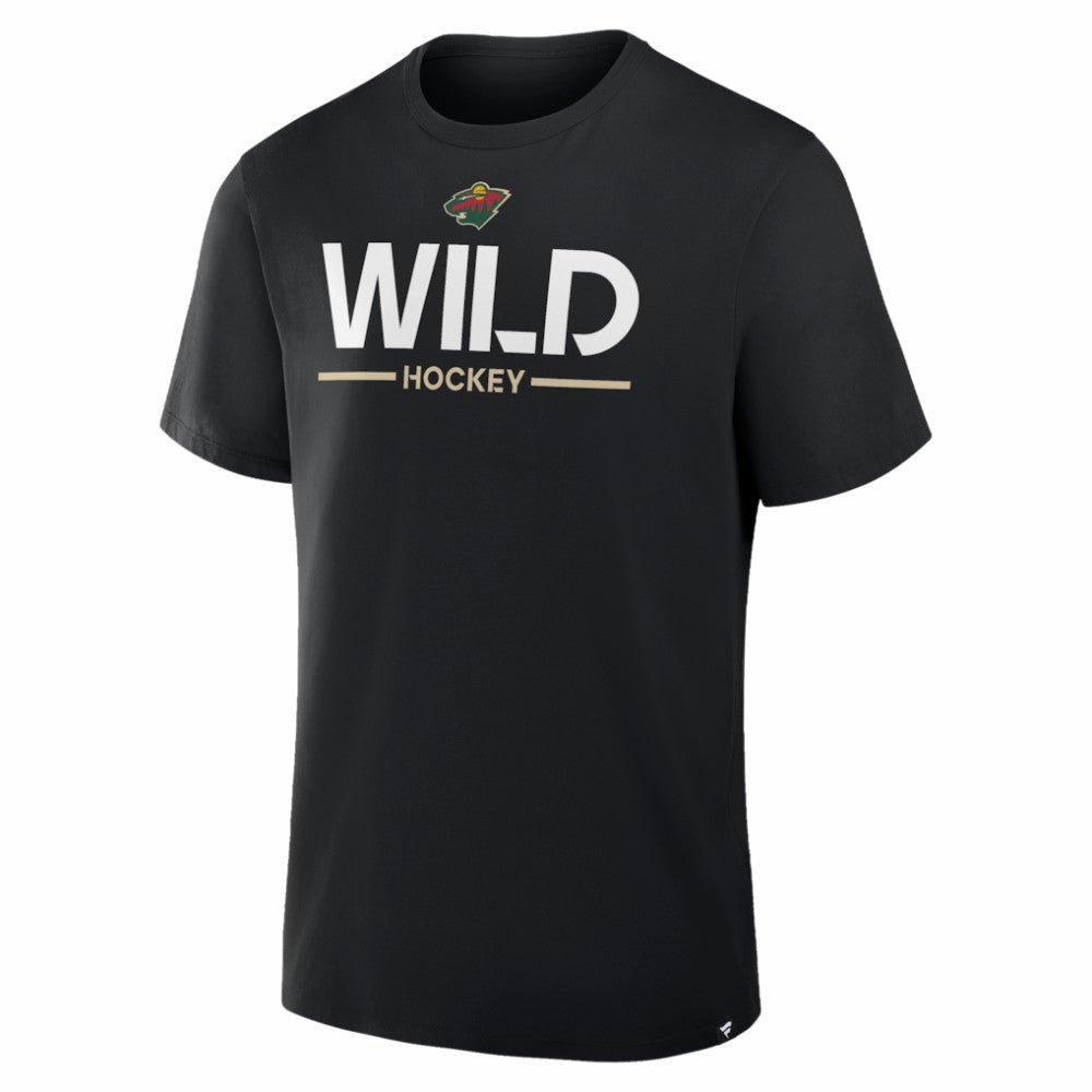 Minnesota Wild - Fanatics Authentic Pro Primary T-Shirt Black