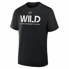 Minnesota Wild - Fanatics Authentic Pro Primary T-Shirt Black