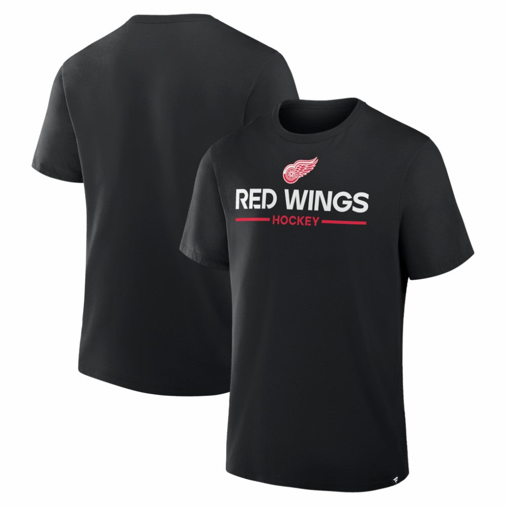 Detroit Red Wings - Fanatics Authentic Pro Primary T-Shirt Black