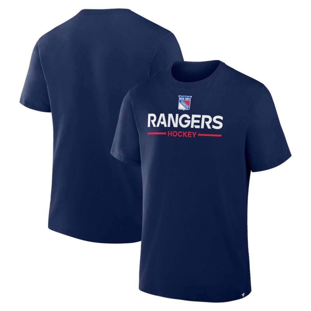 New York Rangers Fanatics Authentic Pro Primary T-Shirt Navy