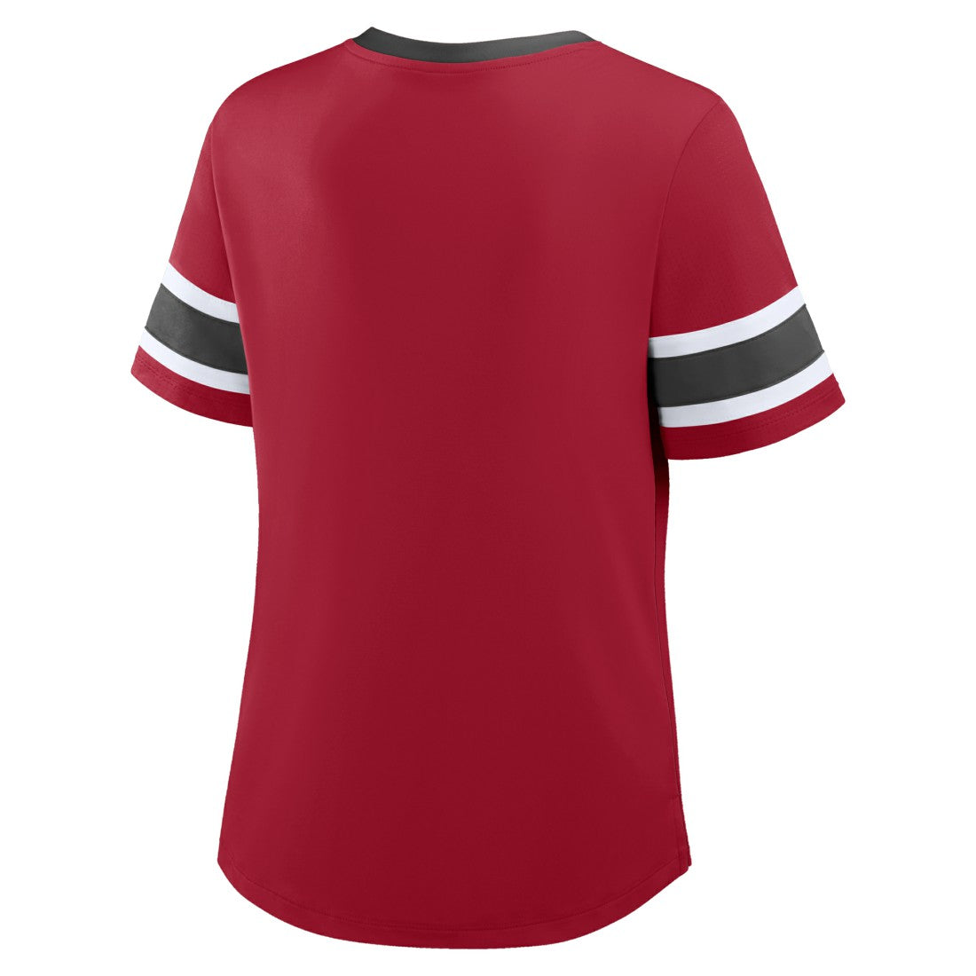 Tampa Bay Buccaneers Women's Redzone Draw Play Athena Lace-Up T-Shirt Red - Fanatics