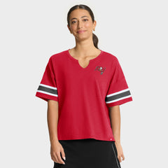 Tampa Bay Buccaneers Women's Redzone Curl Route T-Shirt Red - Fanatics
