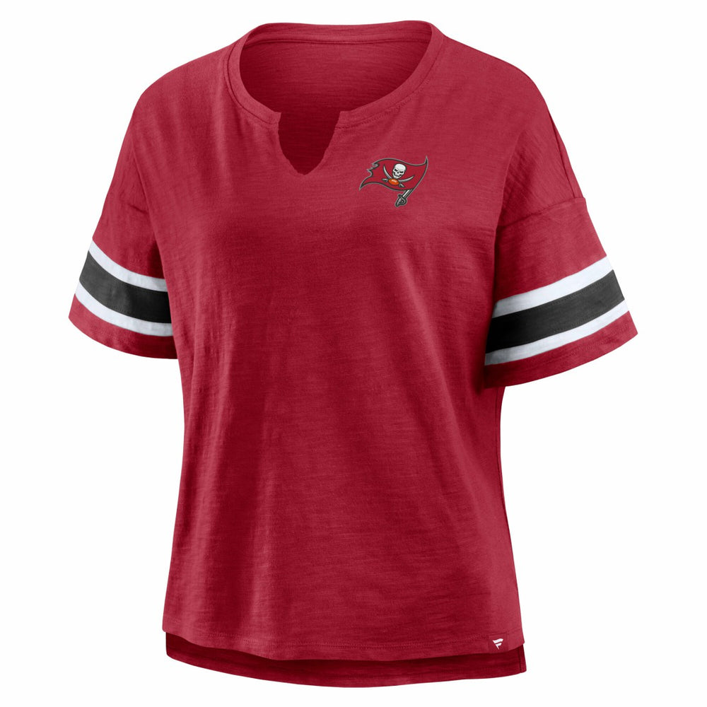 Tampa Bay Buccaneers Women's Redzone Curl Route T-Shirt Red - Fanatics