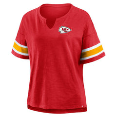Kansas City Chiefs Women's Redzone Curl Route T-Shirt Red - Fanatics