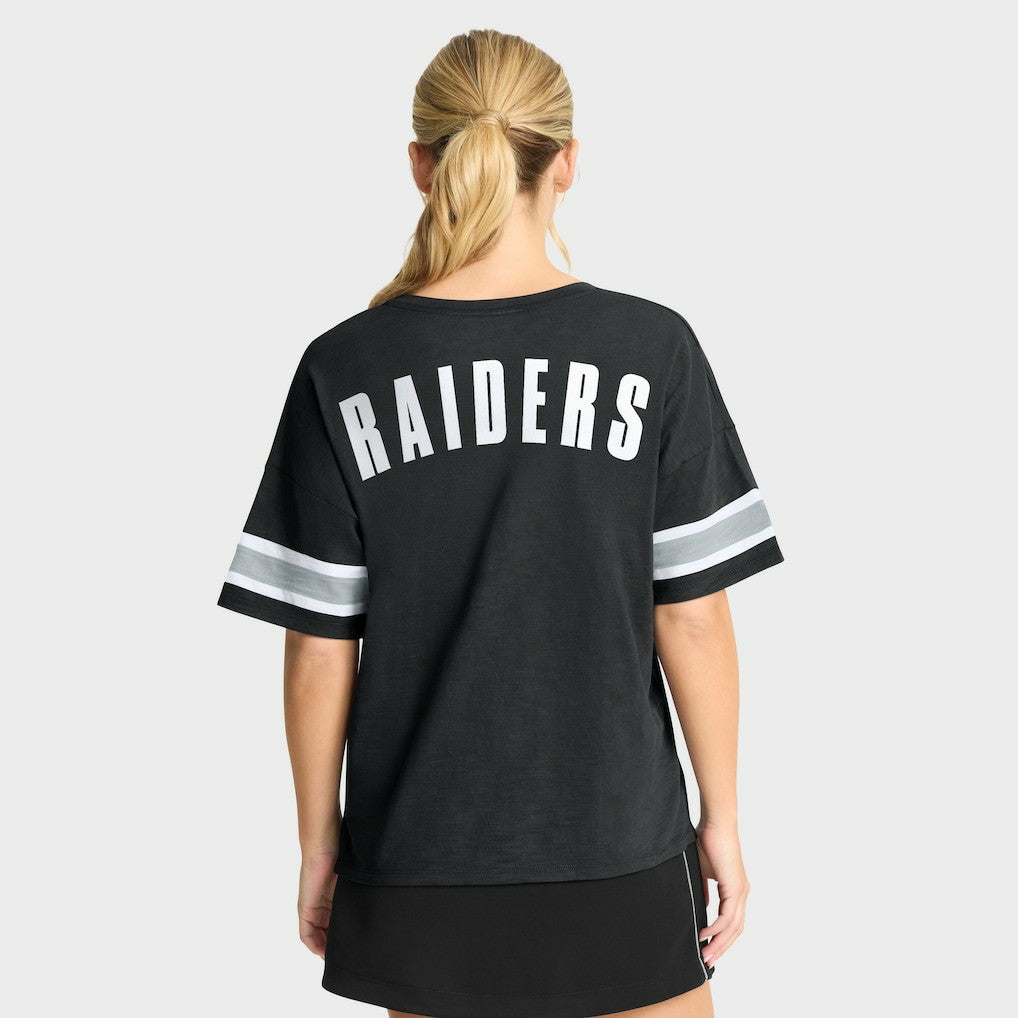 Las Vegas Raiders Women's Redzone Curl Route T-Shirt Black - Fanatics