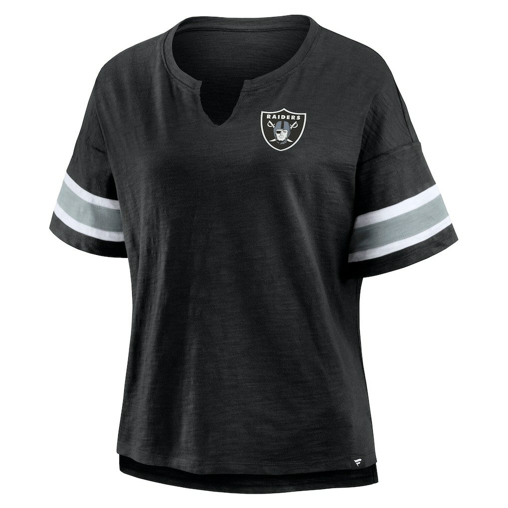 Las Vegas Raiders Women's Redzone Curl Route T-Shirt Black - Fanatics