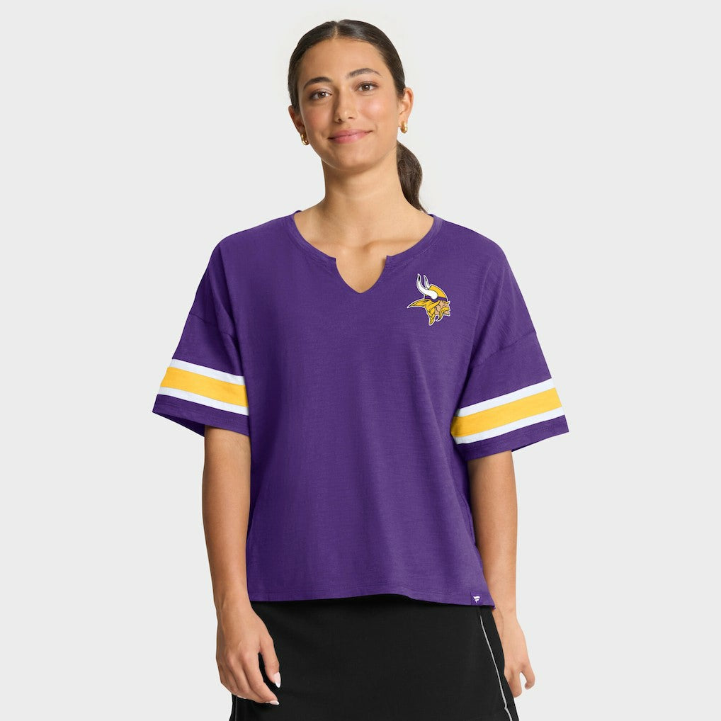 Minnesota Vikings Women's Redzone Curl Route T-Shirt Purple - Fanatics