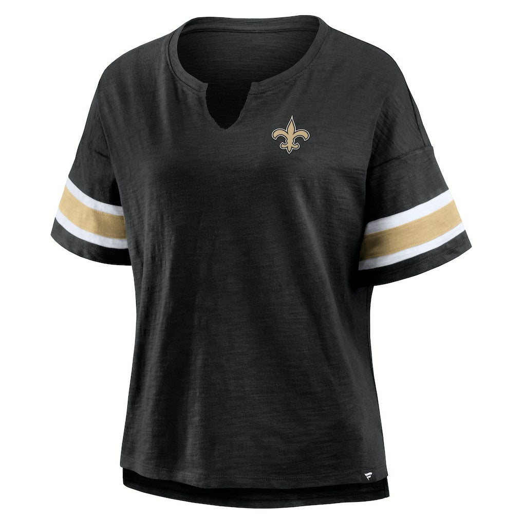 New Orleans Saints Women's Redzone Curl Route T-Shirt Black - Fanatics
