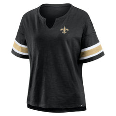 New Orleans Saints Women's Redzone Curl Route T-Shirt Black - Fanatics