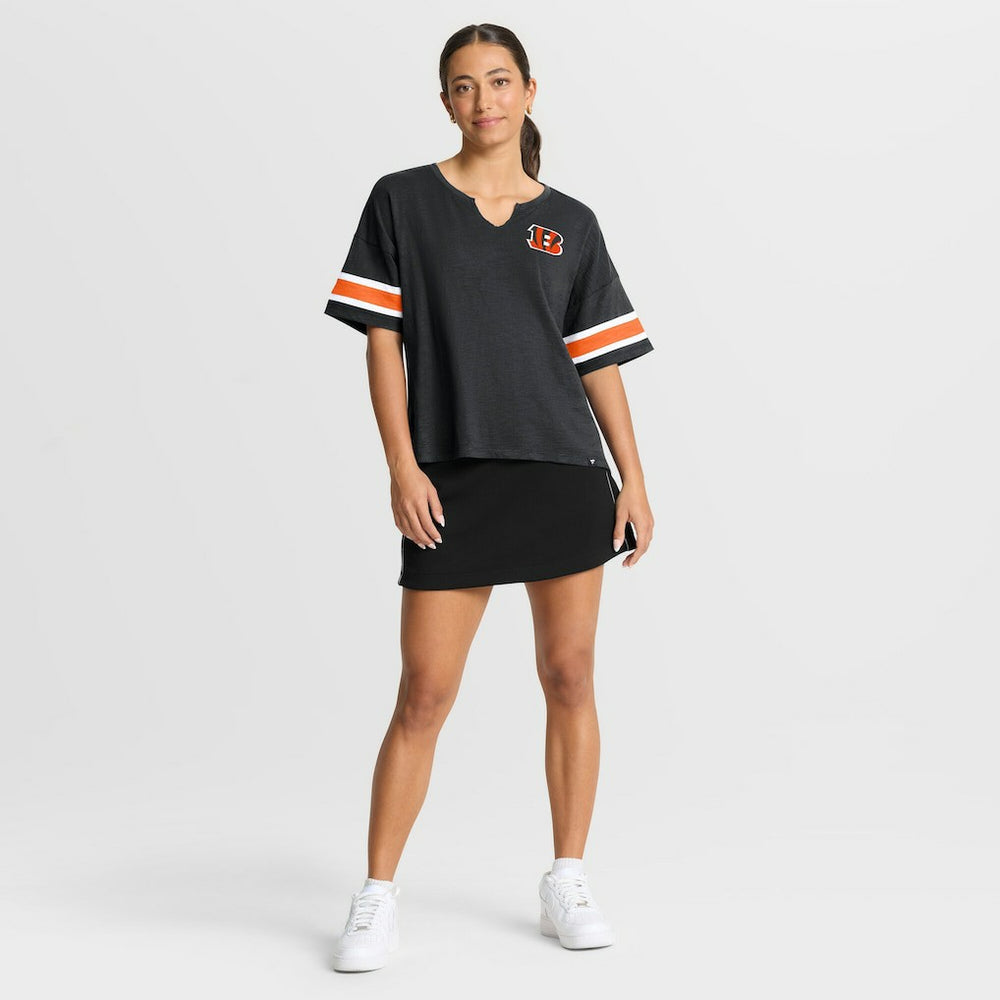 Cincinnati Bengals Women's Redzone Curl Route T-Shirt Black - Fanatics