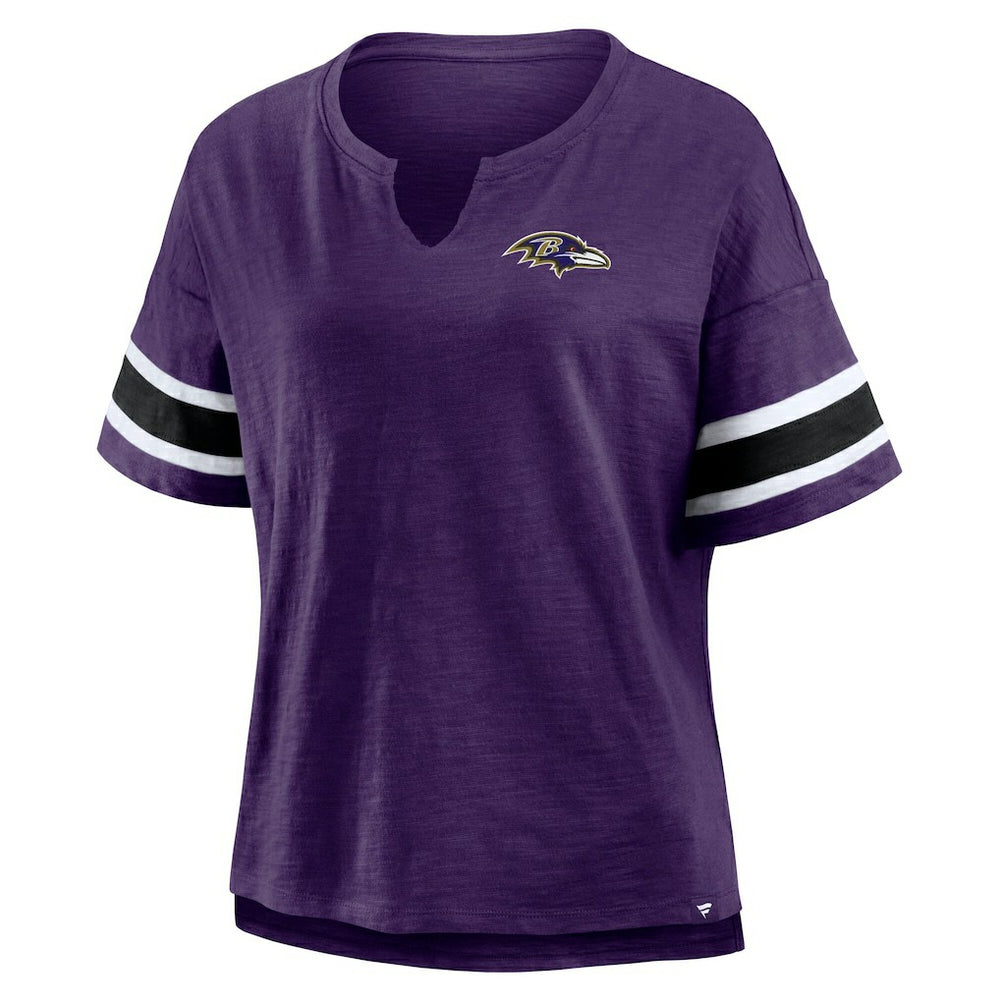 Baltimore Ravens Women's Redzone Curl Route T-Shirt Purple - Fanatics