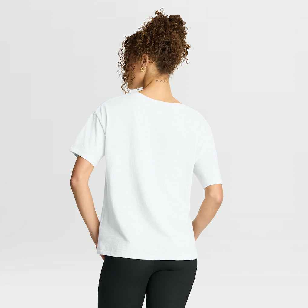 Washington Commanders Women's Redzone Slub Boxy T-Shirt White - Fanatics