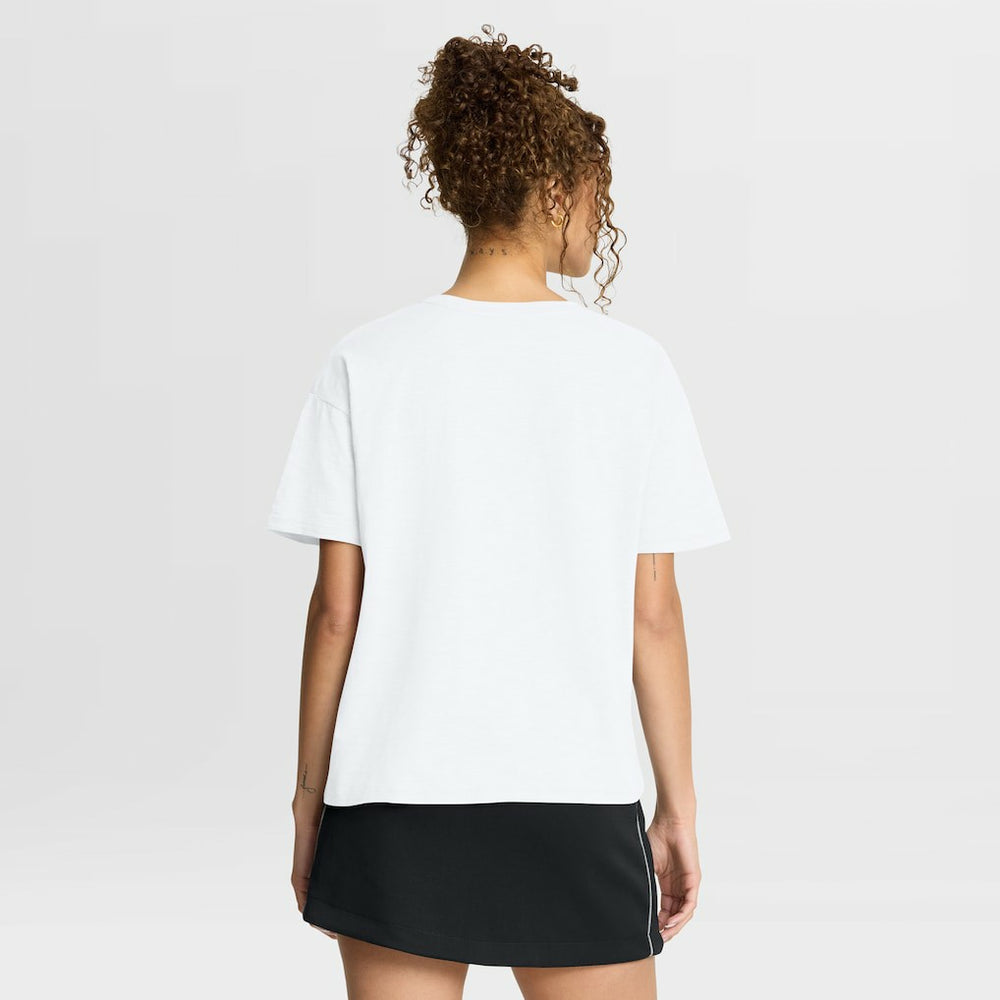Cincinnati Bengals Women's Redzone Slub Boxy T-Shirt White - Fanatics