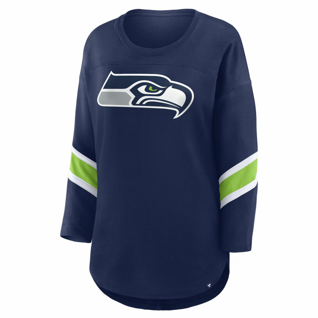 Seattle Seahawks Women's Redzone 3/4-Sleeve T-Shirt College Navy - Fanatics