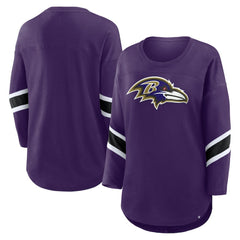 Baltimore Ravens Women's Redzone 3/4-Sleeve T-Shirt Purple - Fanatics