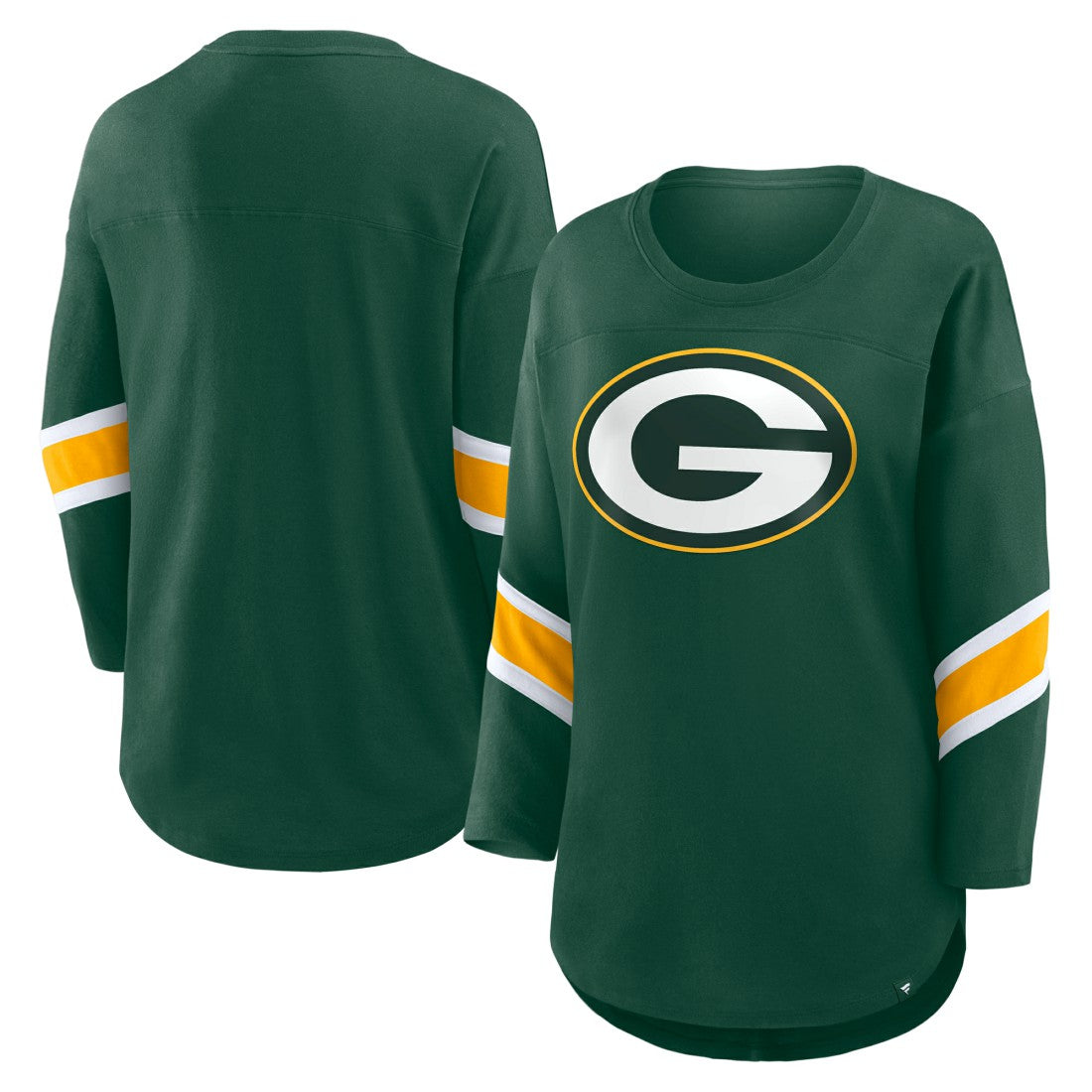 Green Bay Packers Women's Redzone 3/4-Sleeve T-Shirt Green - Fanatics