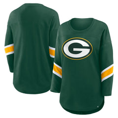 Green Bay Packers Women's Redzone 3/4-Sleeve T-Shirt Green - Fanatics