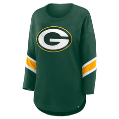 Green Bay Packers Women's Redzone 3/4-Sleeve T-Shirt Green - Fanatics