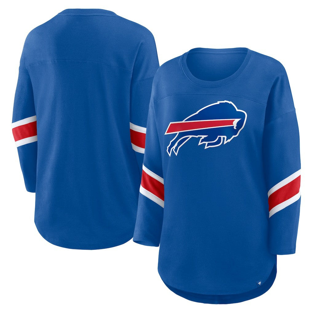 Buffalo Bills Women's Redzone 3/4-Sleeve T-Shirt Royal - Fanatics