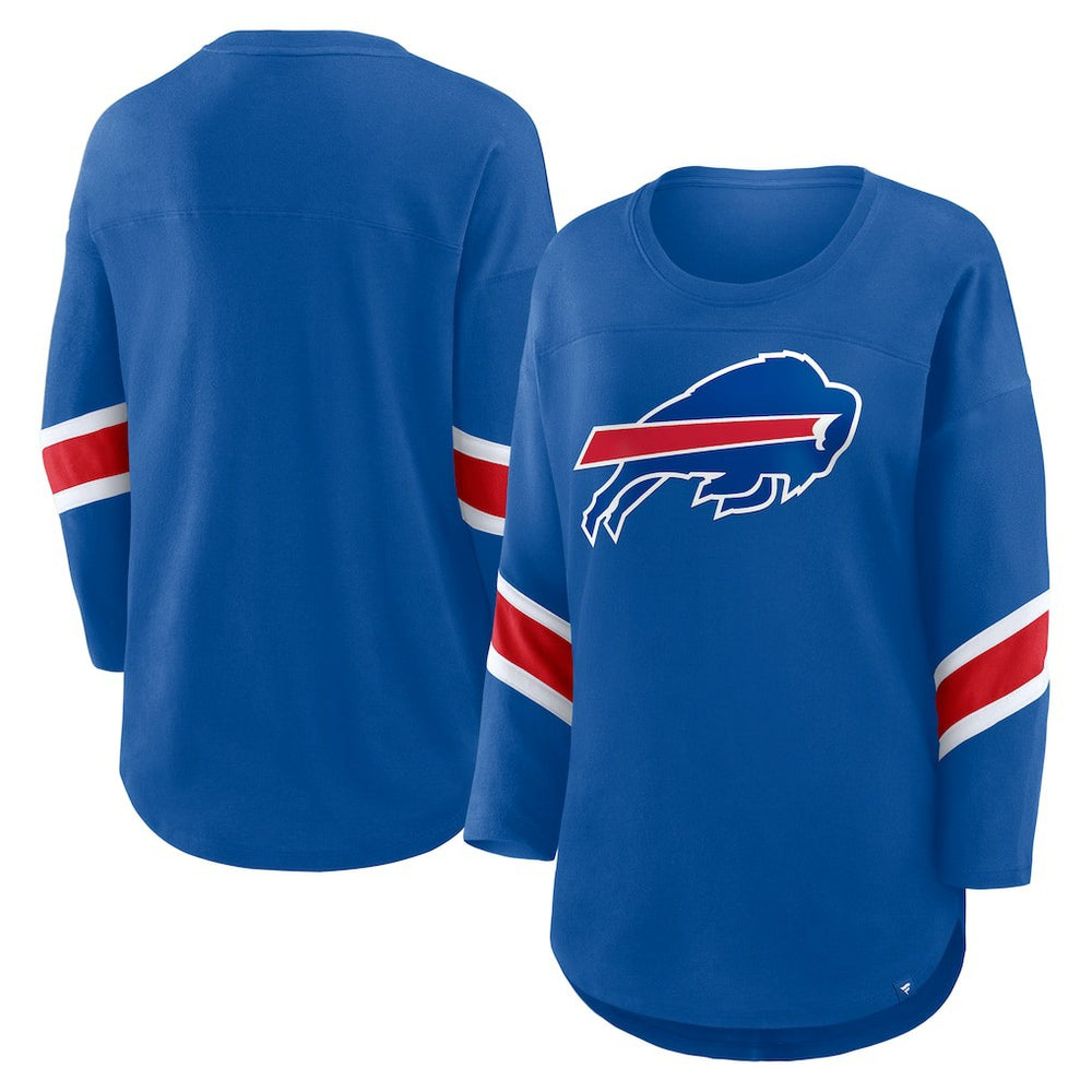 Buffalo Bills Women's Redzone 3/4-Sleeve T-Shirt Royal - Fanatics