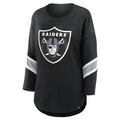 Las Vegas Raiders Women's Redzone 3/4-Sleeve T-Shirt Black - Fanatics