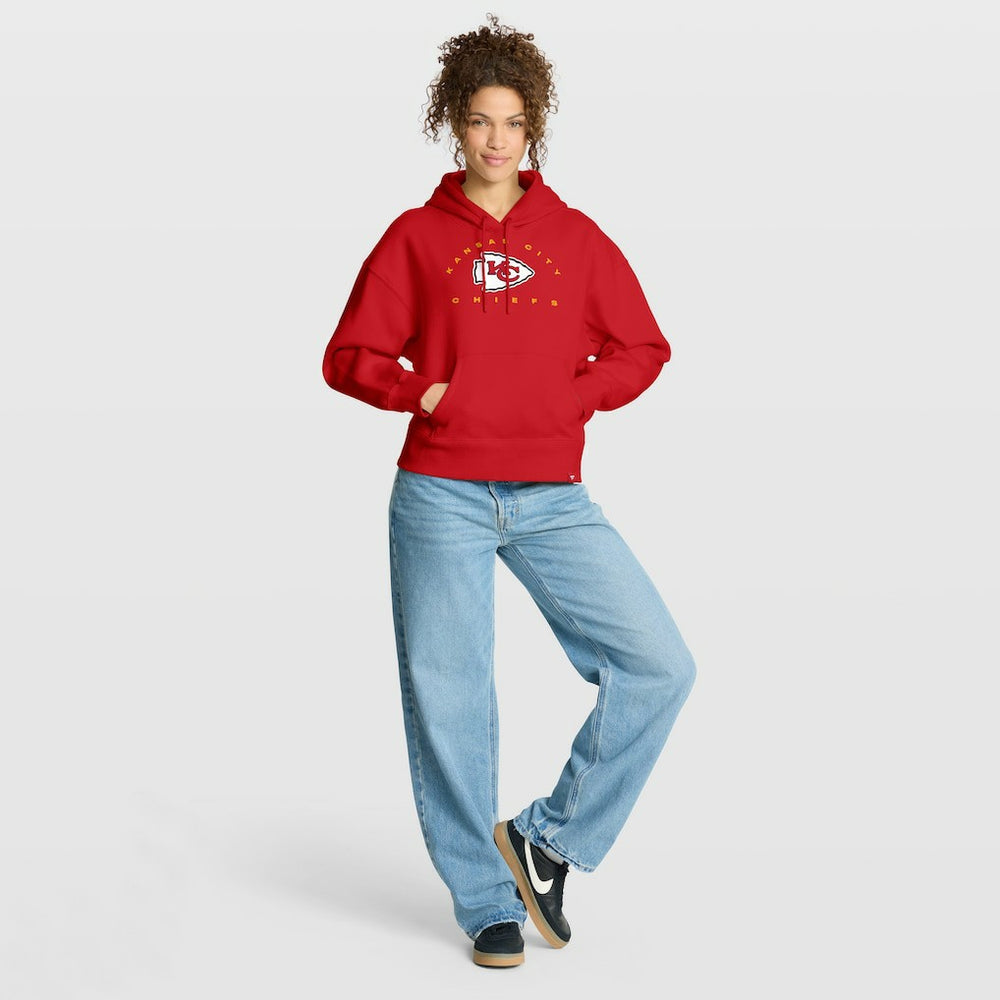 Kansas City Chiefs Women's Eligible Receiver Legacy Pullover Hoodie Red - Fanatics