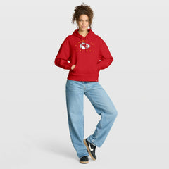 Kansas City Chiefs Women's Eligible Receiver Legacy Pullover Hoodie Red - Fanatics