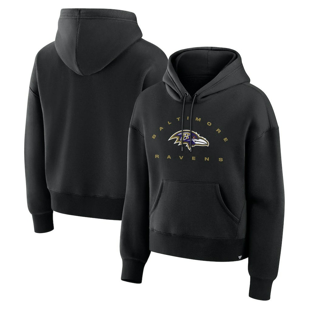 Baltimore Ravens Women's Eligible Receiver Legacy Pullover Hoodie Black - Fanatics