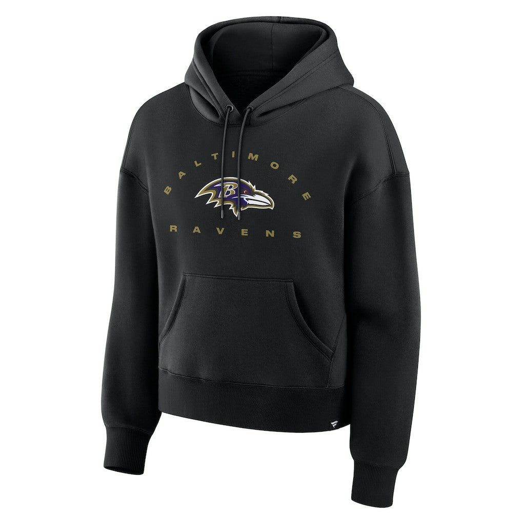 Baltimore Ravens Women's Eligible Receiver Legacy Pullover Hoodie Black - Fanatics