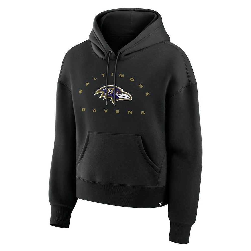 Baltimore Ravens Women's Eligible Receiver Legacy Pullover Hoodie Black - Fanatics