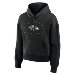 Baltimore Ravens Women's Eligible Receiver Legacy Pullover Hoodie Black - Fanatics