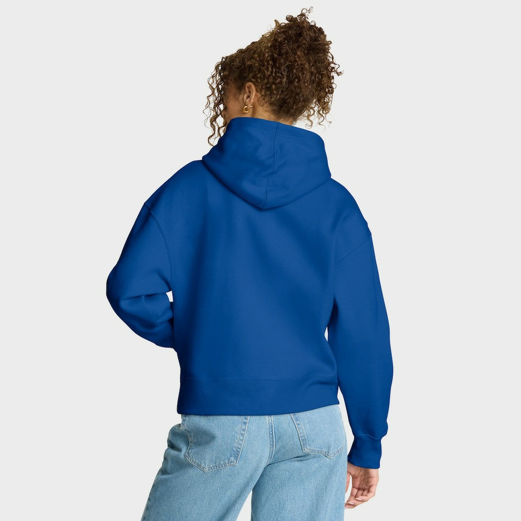 New York Giants Women's Eligible Receiver Legacy Pullover Hoodie Royal - Fanatics