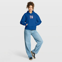 New York Giants Women's Eligible Receiver Legacy Pullover Hoodie Royal - Fanatics