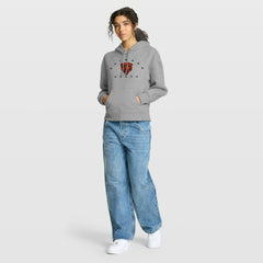 Chicago Bears Women's Eligible Receiver Legacy Pullover Hoodie Heather Gray - Fanatics