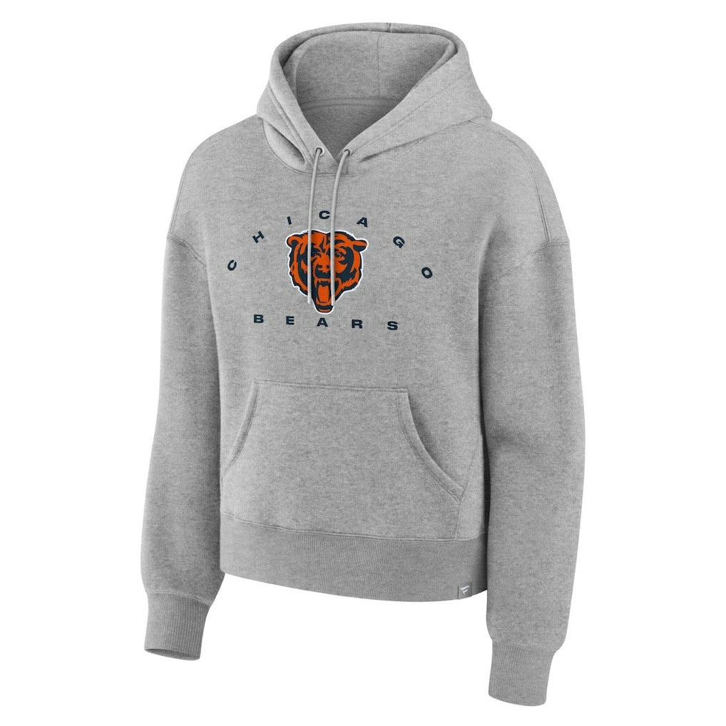 Chicago Bears Women's Eligible Receiver Legacy Pullover Hoodie Heather Gray - Fanatics
