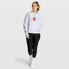 Cleveland Browns Women's Eligible Receiver Legacy Pullover Hoodie White - Fanatics