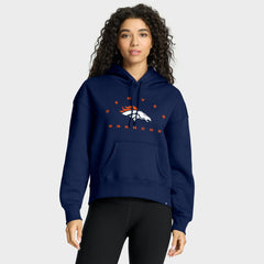 Denver Broncos Women's Eligible Receiver Legacy Pullover Hoodie Navy - Fanatics
