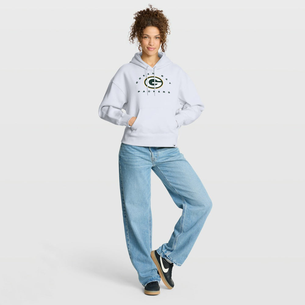 Green Bay Packers Women's Eligible Receiver Legacy Pullover Hoodie White - Fanatics
