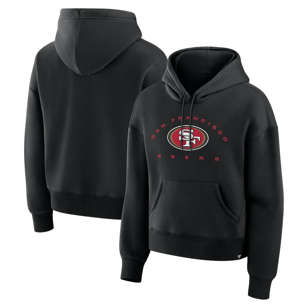 San Francisco 49ers Women's Eligible Receiver Legacy Pullover Hoodie Black - Fanatics