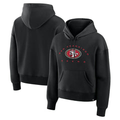 San Francisco 49ers Women's Eligible Receiver Legacy Pullover Hoodie Black - Fanatics