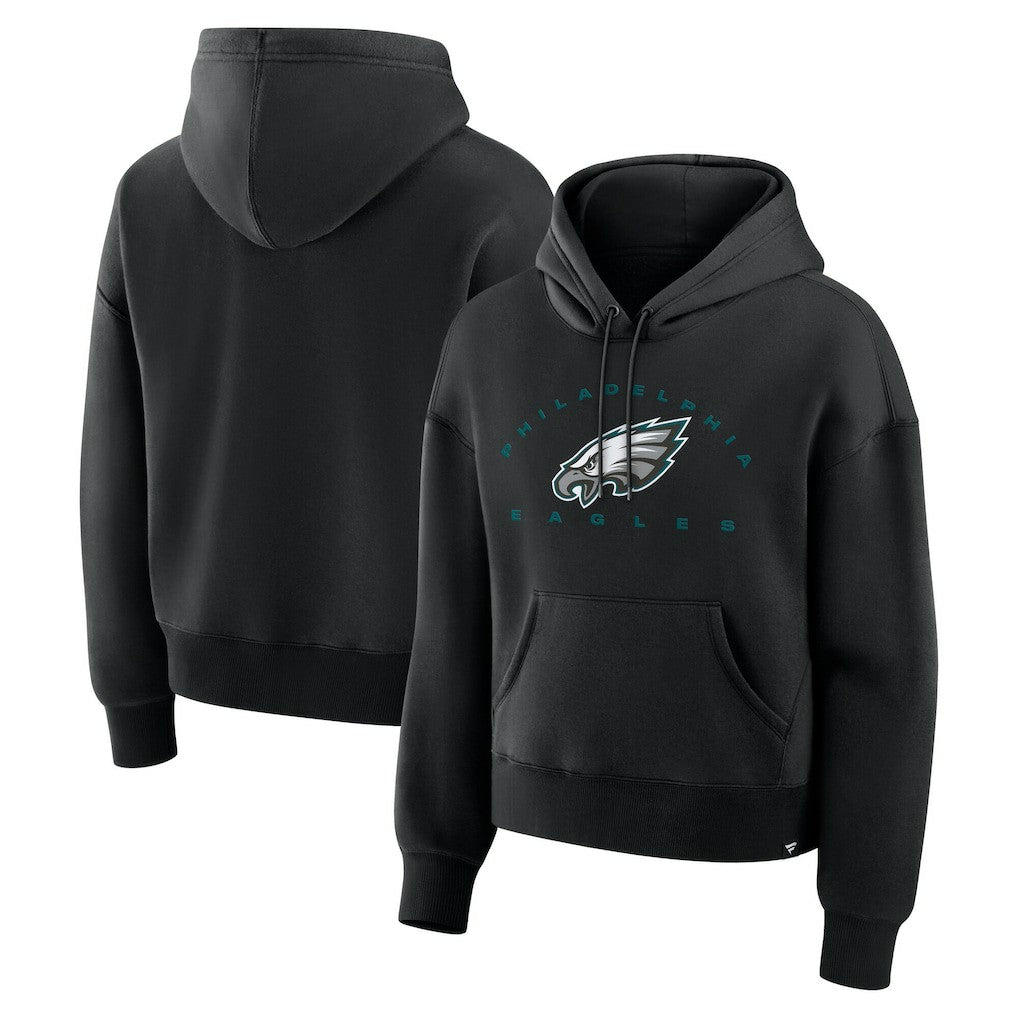 Philadelphia Eagles Women's Eligible Receiver Legacy Pullover Hoodie Black - Fanatics
