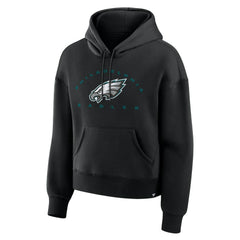 Philadelphia Eagles Women's Eligible Receiver Legacy Pullover Hoodie Black - Fanatics