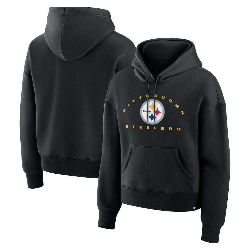 Pittsburgh Steelers Women's Eligible Receiver Legacy Pullover Hoodie Black - Fanatics