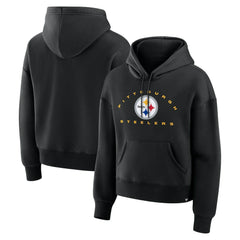 Pittsburgh Steelers Women's Eligible Receiver Legacy Pullover Hoodie Black - Fanatics