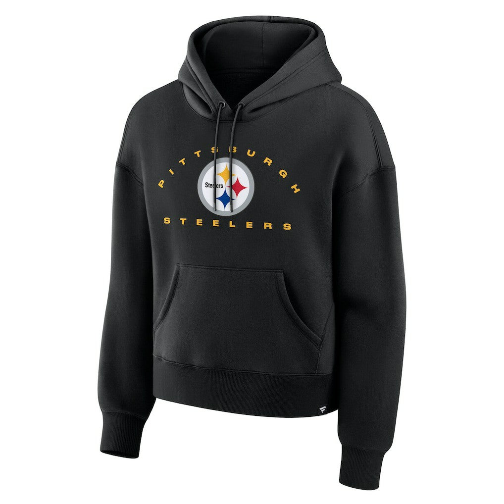 Pittsburgh Steelers Women's Eligible Receiver Legacy Pullover Hoodie Black - Fanatics