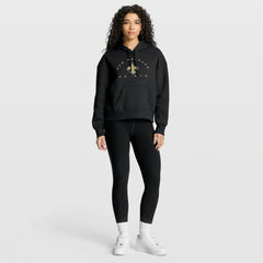 New Orleans Saints Women's Eligible Receiver Legacy Pullover Hoodie Black - Fanatics