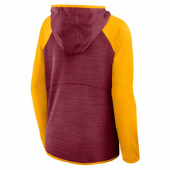 Washington Commanders Women's Redzone End Around Pass Raglan Full-Zip Hoodie Burgundy/Gold - Fanatics