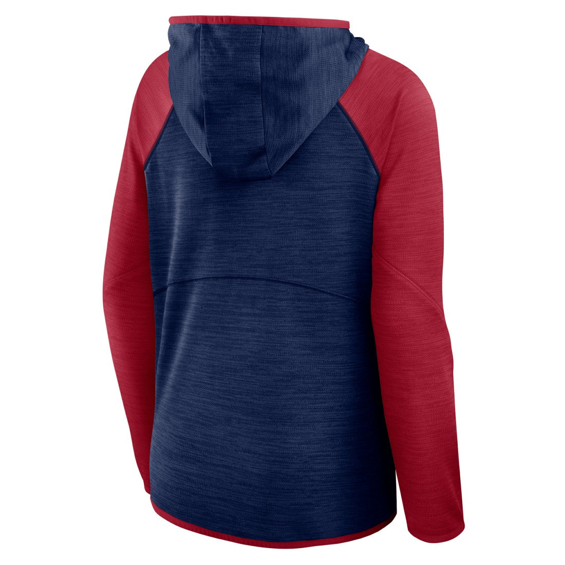 Houston Texans Women's Redzone End Around Pass Raglan Full-Zip Hoodie Navy/Red - Fanatics