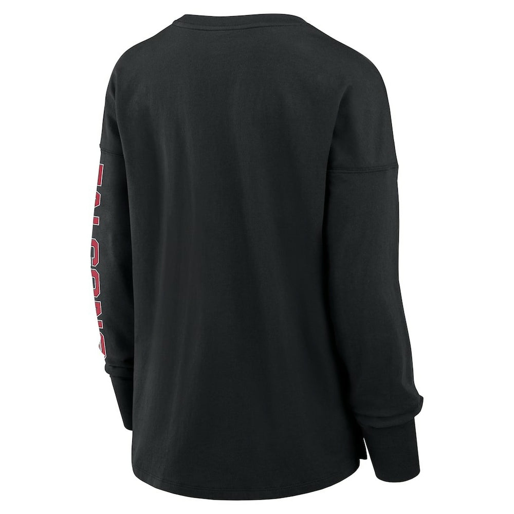Atlanta Falcons Women's Hometown Legacy Long Sleeve T-Shirt Black - Fanatics